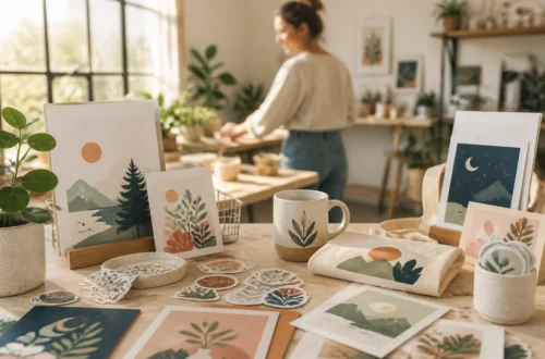 How To Start Selling Art Online As an independent Artist | Etsy Shop vs Your own website